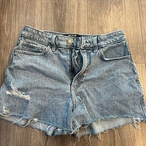 Hollister Women's Distressed Blue Jean Shorts